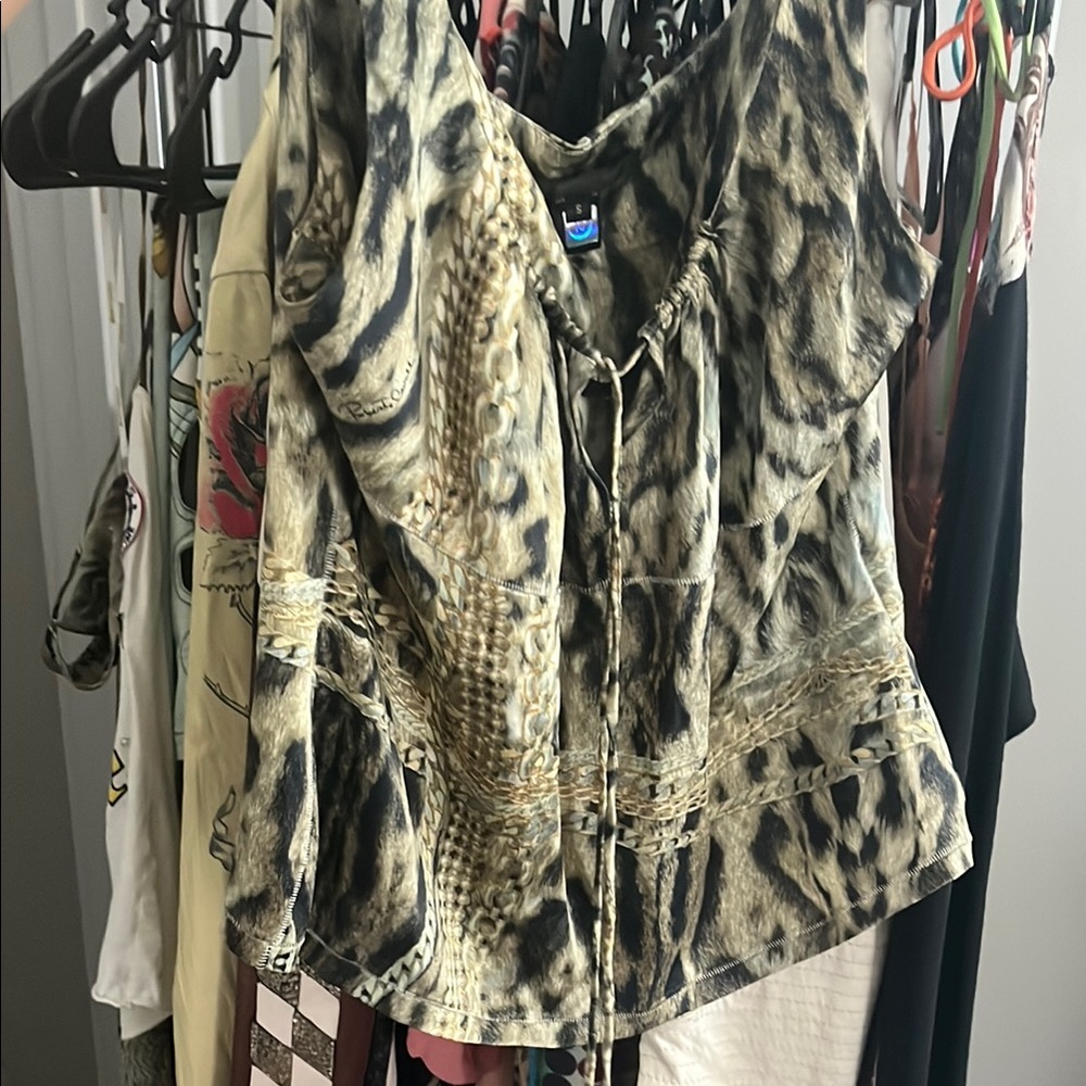 Animal Print Women's Top